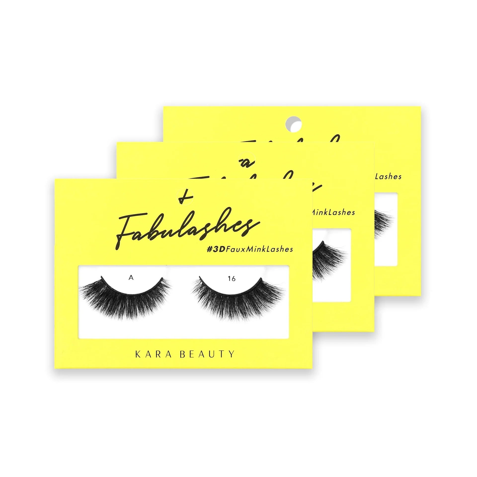 Kara Beauty A16 - 3d Faux Mink Lashes - MeStore - Kara Beauty