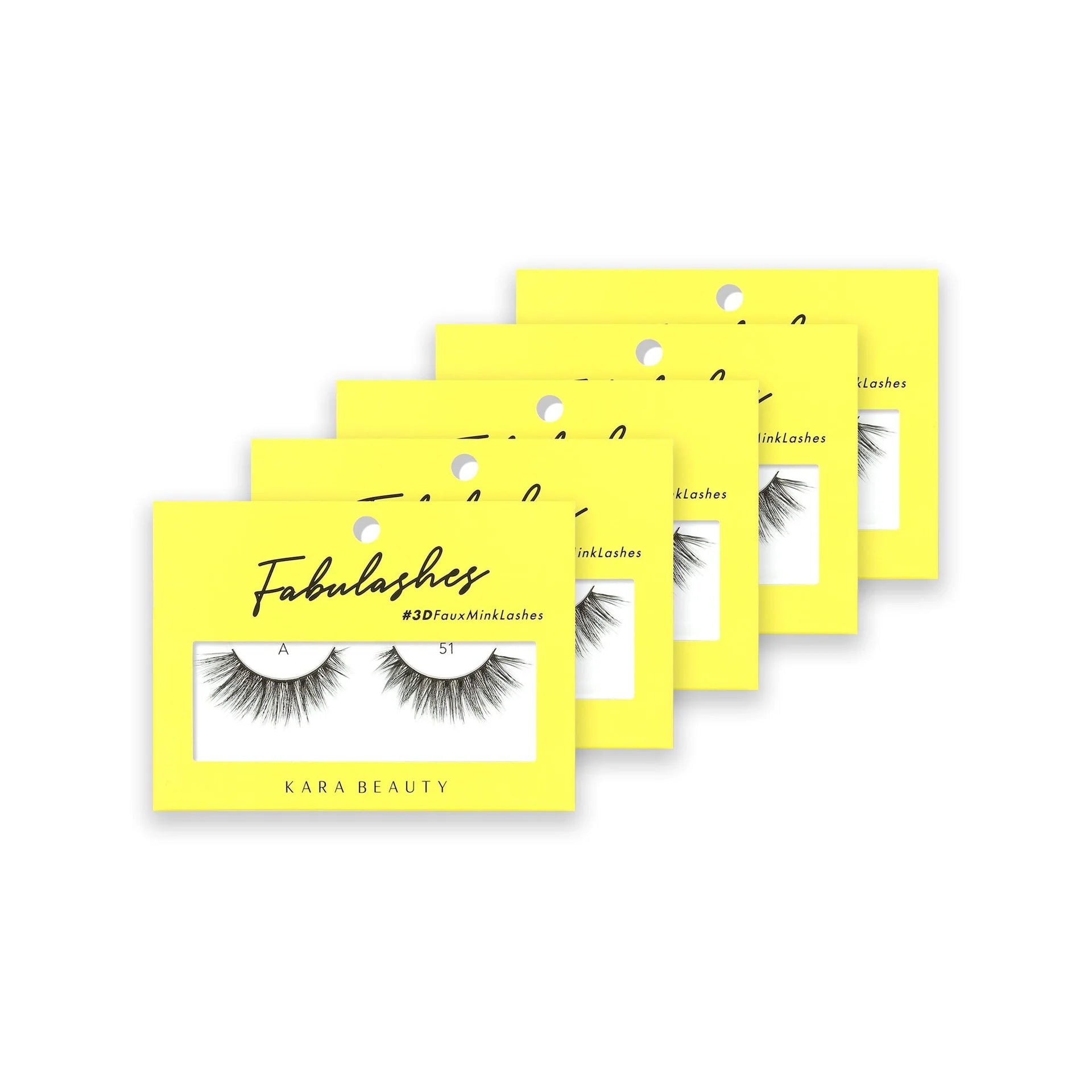 Kara Beauty A51 - 3d Faux Mink Lashes - MeStore - Kara Beauty