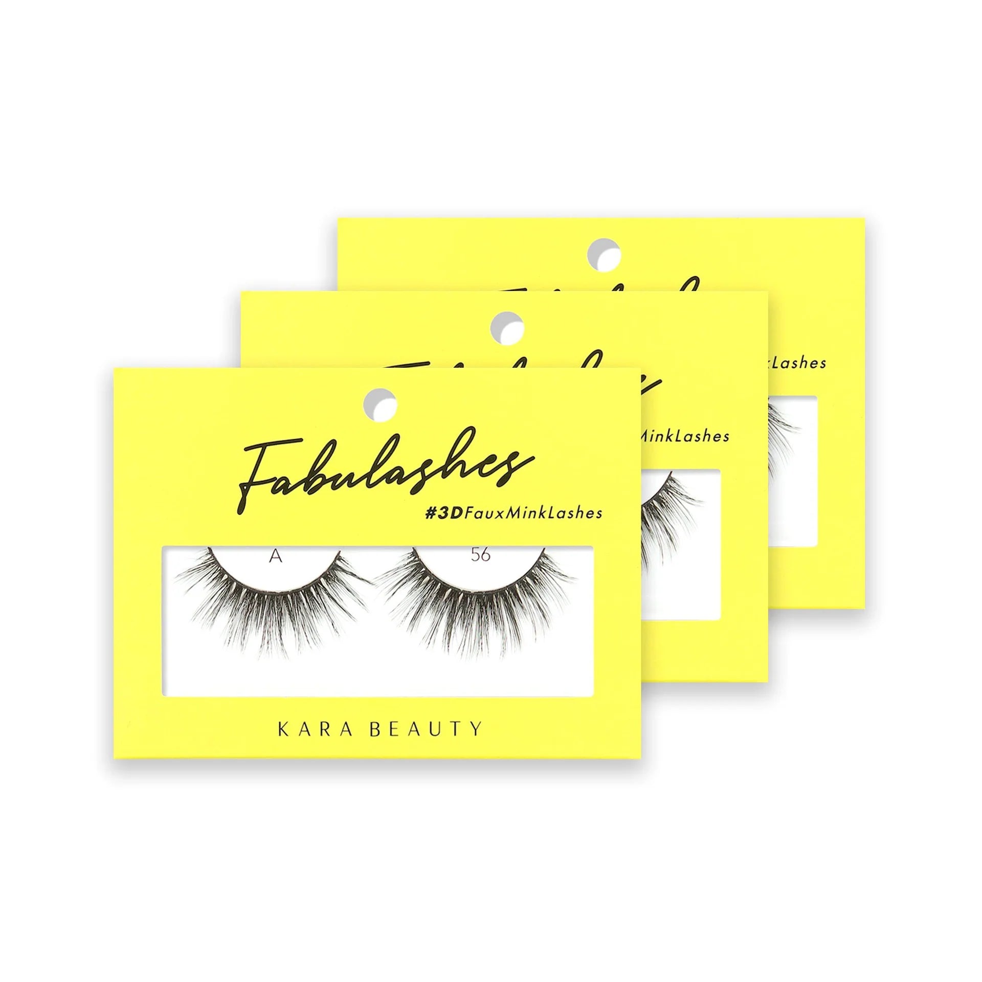 Kara Beauty A56 - 3d Faux Mink Lashes - MeStore - Kara Beauty