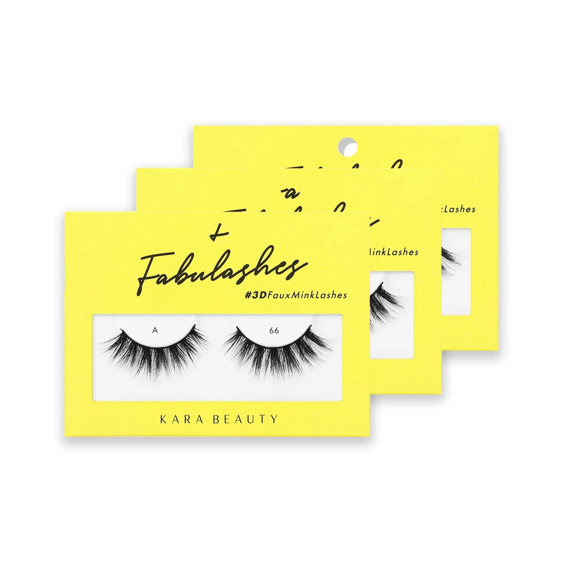 Kara Beauty A66 - 3d Faux Mink Lashes - MeStore - Kara Beauty