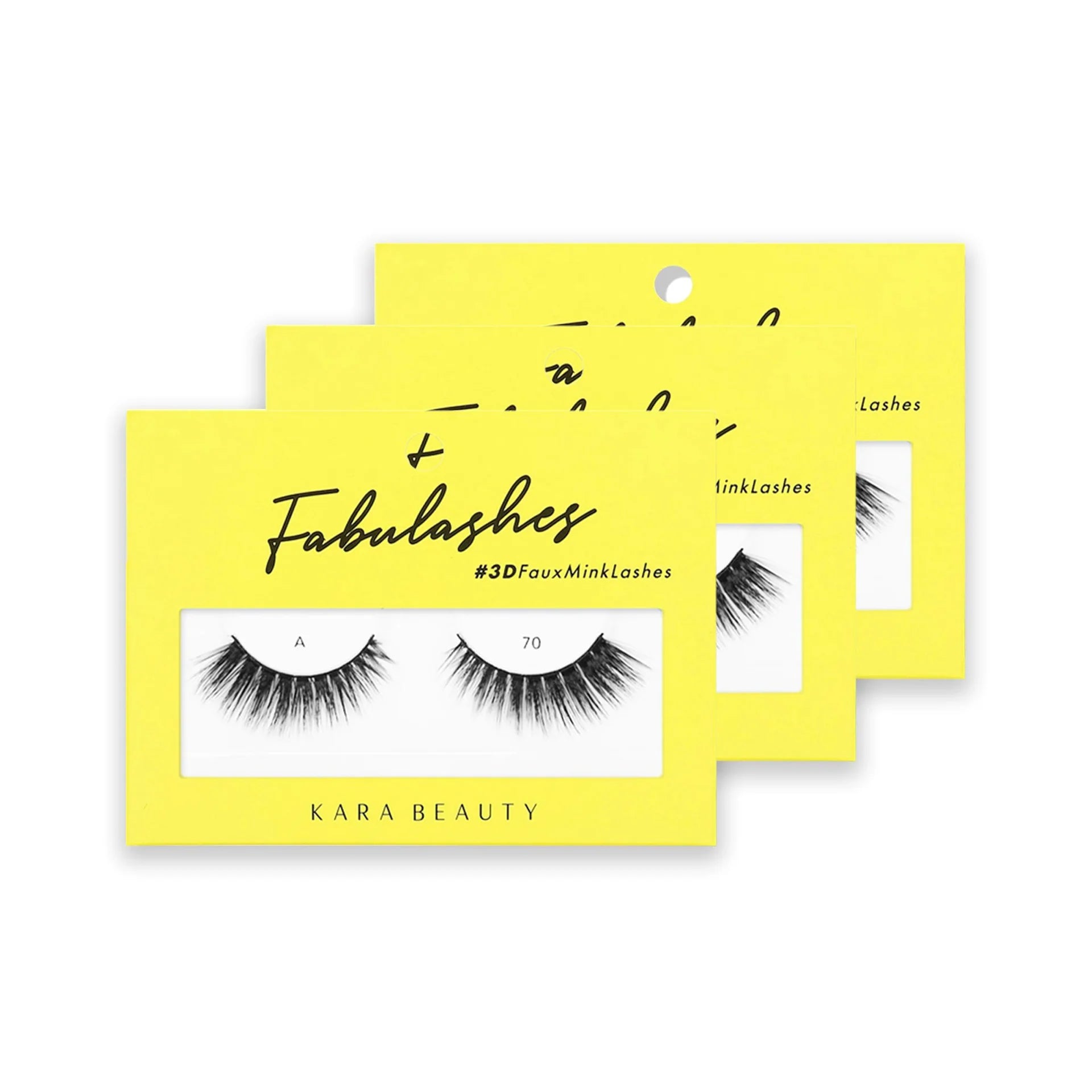 Kara Beauty A70 - 3D Faux Mink Lashes - MeStore - Kara Beauty