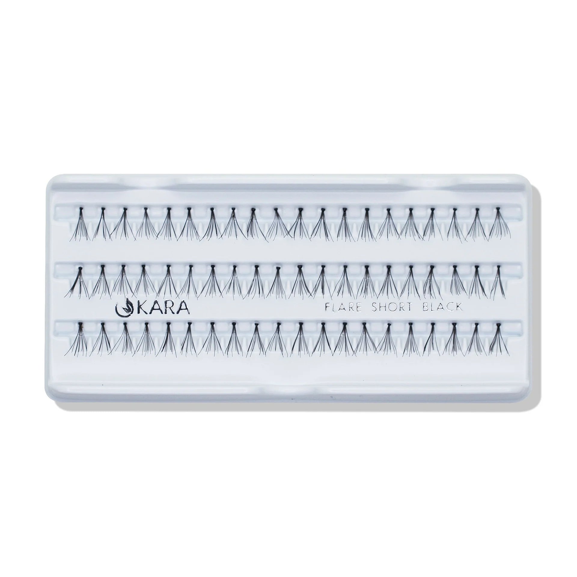 Kara Eyelashes Flare Short Synthetic Fiber - MeStore - Kara Beauty