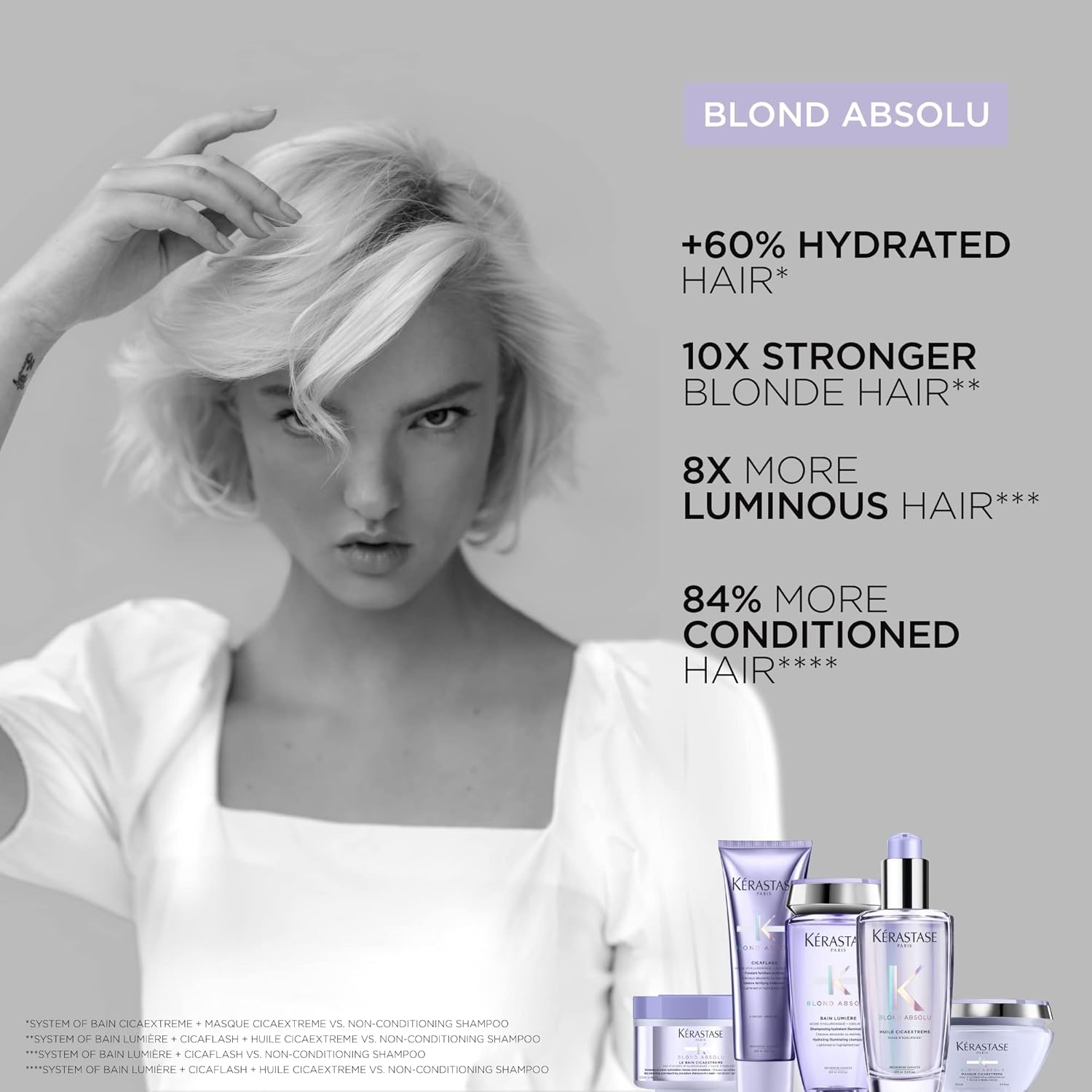 Kerastase Blond Absolu Bain Ultra - Violet Shampoo - 250 ml - MeStore - Kerastase