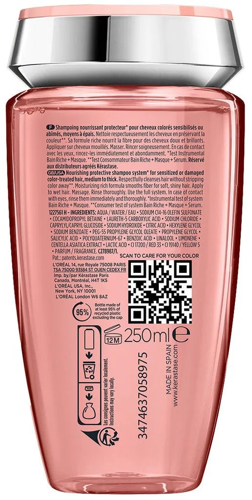 Kerastase Chroma Absolu Bain Riche Chroma Respect Shampoo - 250ml - MeStore - Kerastase