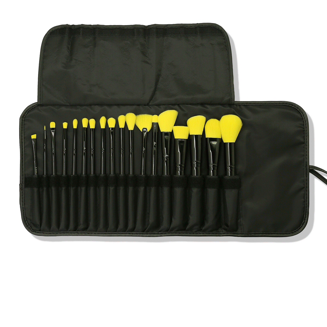 Ks21 Yellow Professional Brush Set - MeStore - Kara Beauty