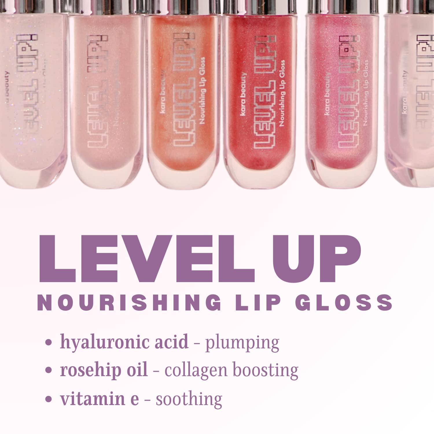 L6 - 03 - 2 - LEVEL UP NOURISHING LIP GLOSS - NEXT GEN - MeStore - Kara Beauty