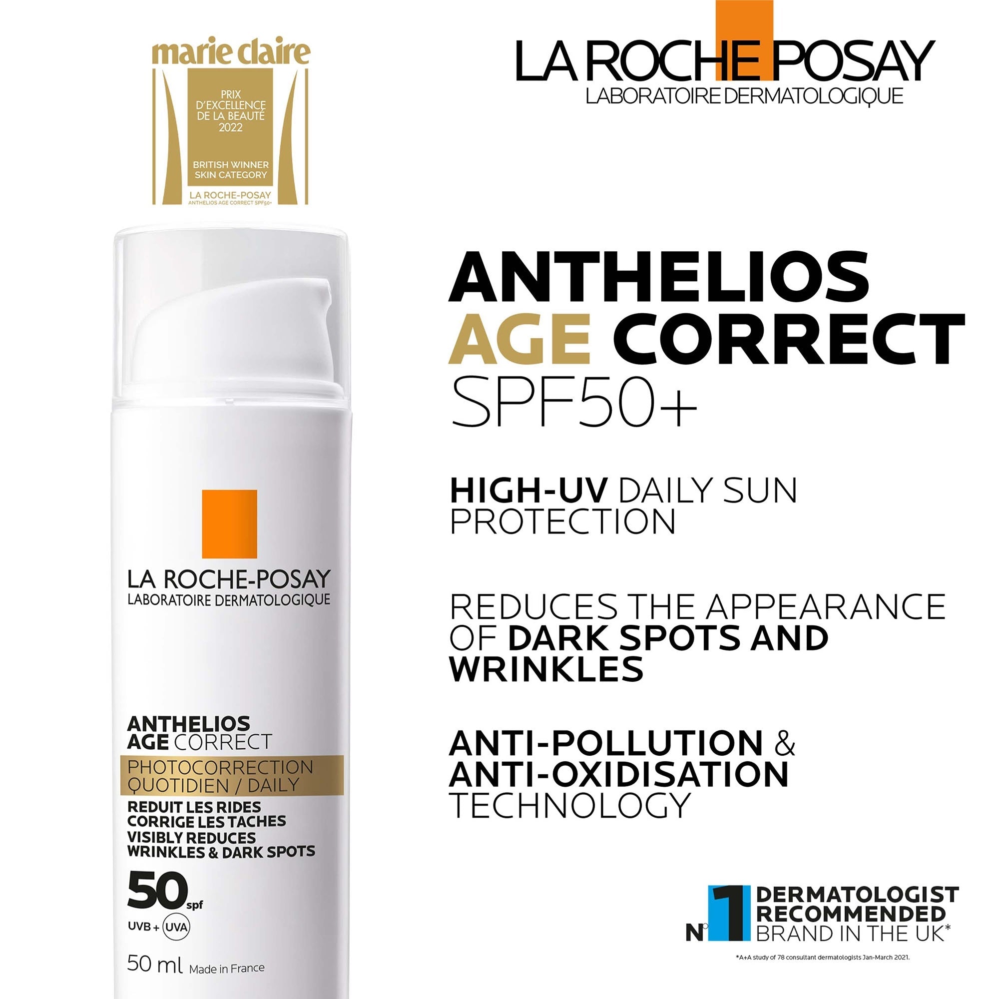 La Roche Posay Anthelios Cream 50ml Age Correct 50+ - MeStore - La Roche Posay
