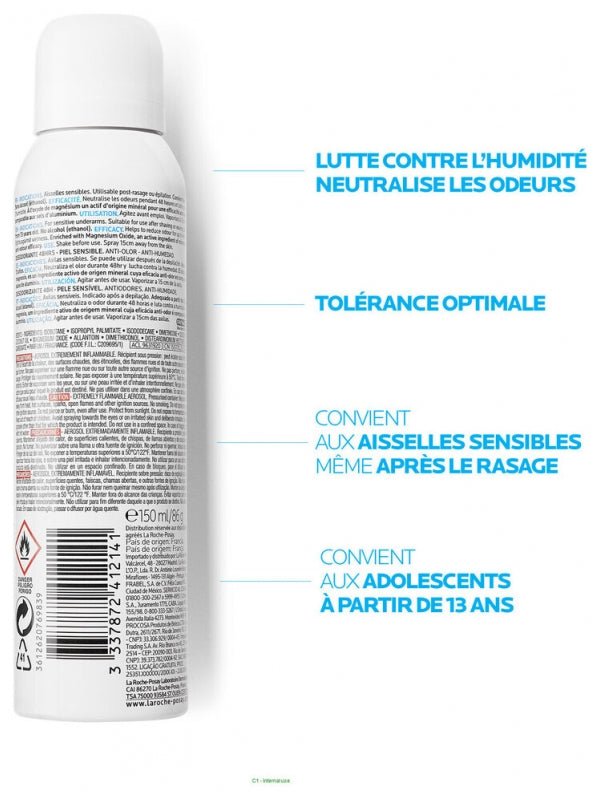 La Roche Posay Deodorant Sensitive Skinspray 150ml - MeStore - La Roche Posay