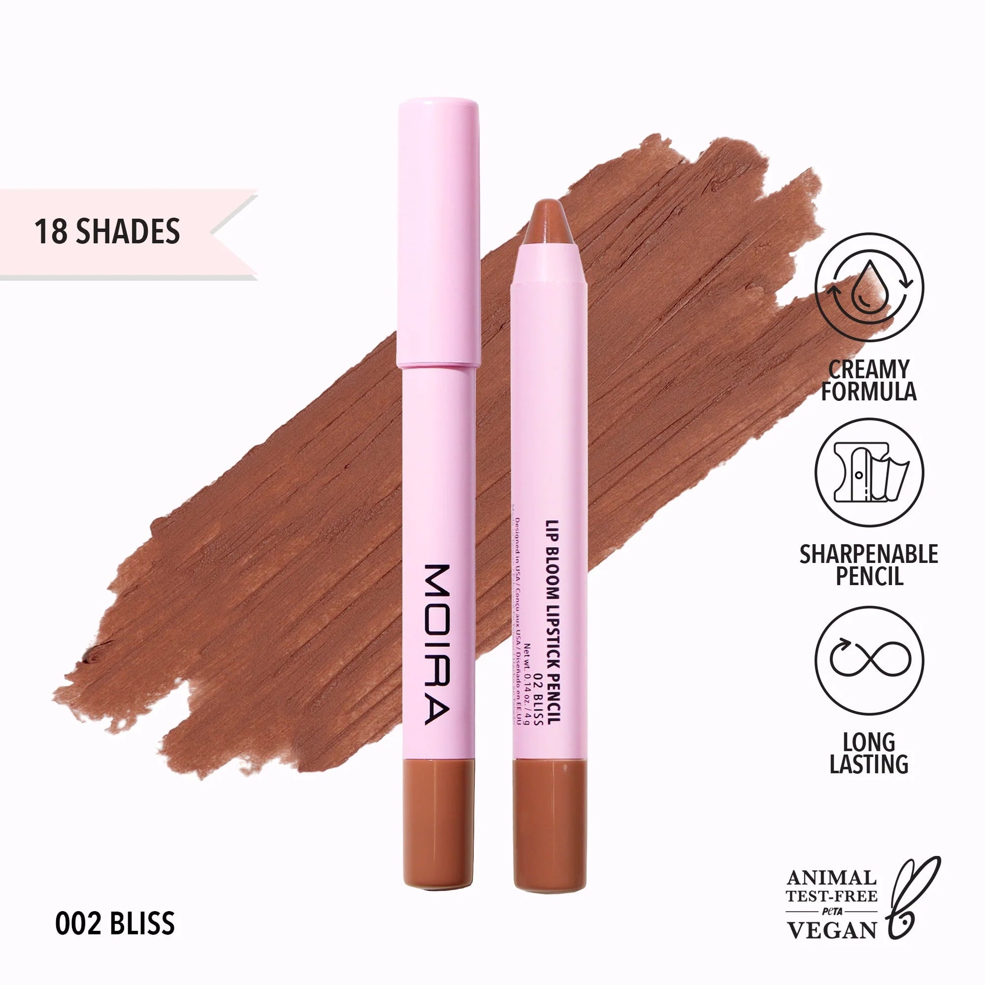 Lip Bloom Lipstick Pencil - MeStore - Moira Beauty