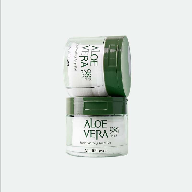 Medi Flower Aloe Vera Fresh Soothing Toner Pad - MeStore - Medi Flower