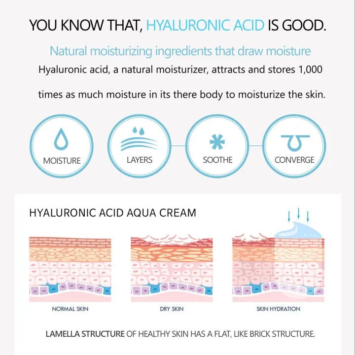 Medi Flower ARONYX Hyaluronic Acid Aqua Cream 50ml - MeStore - Medi Flower