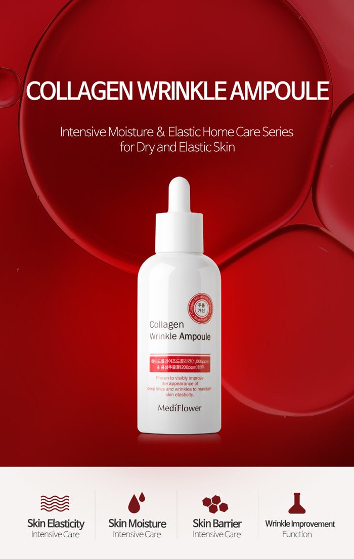 Medi Flower Collagen Wrinkle Ampoule 100ml - MeStore - Medi Flower