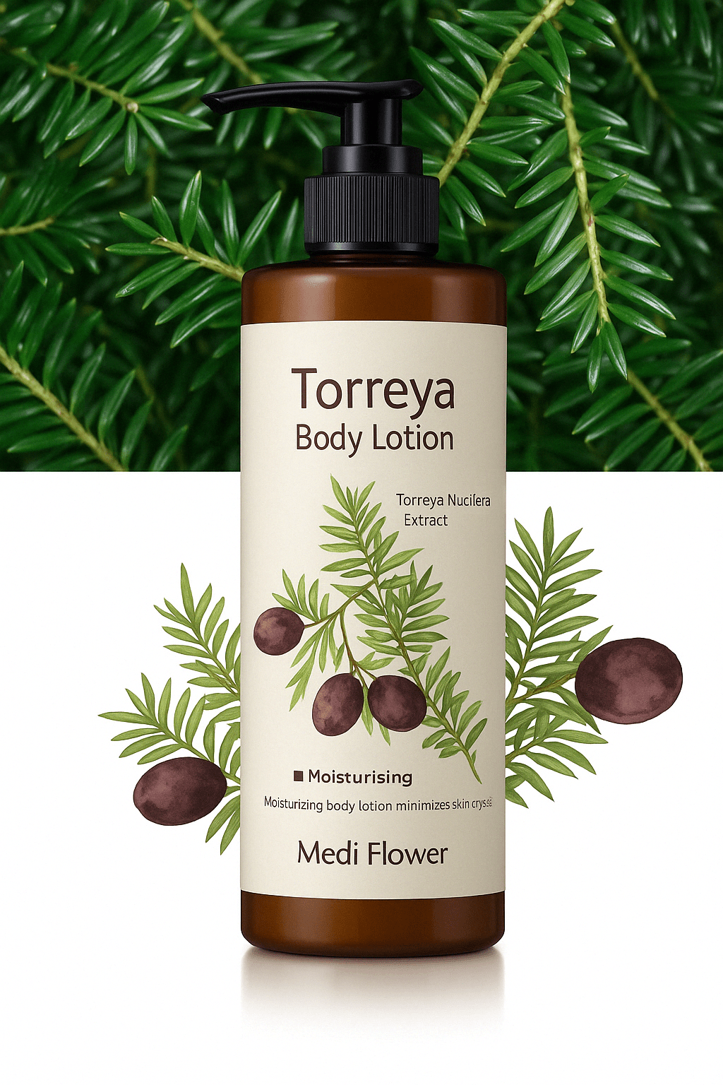 Medi Flower Torreya Body Lotion 500ml - MeStore - Medi Flower