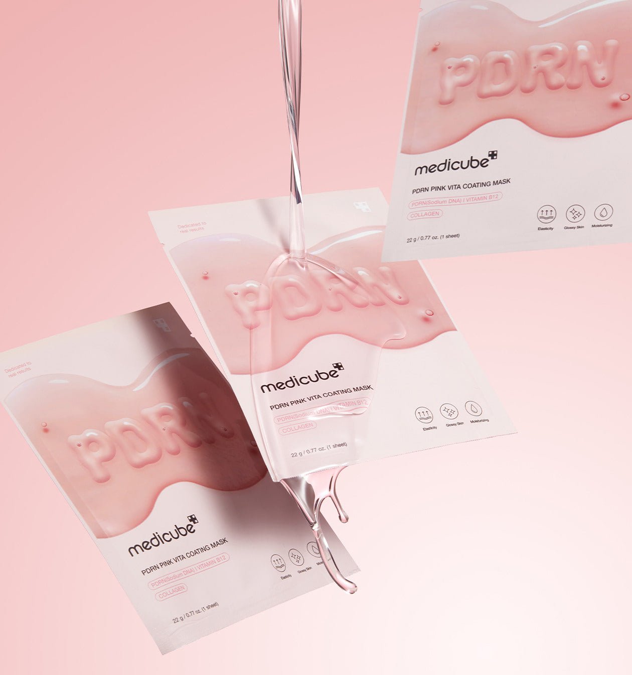 MEDICUBE - PDRN PINK VITA COATING MASK 1EA - MeStore - MEDICUBE