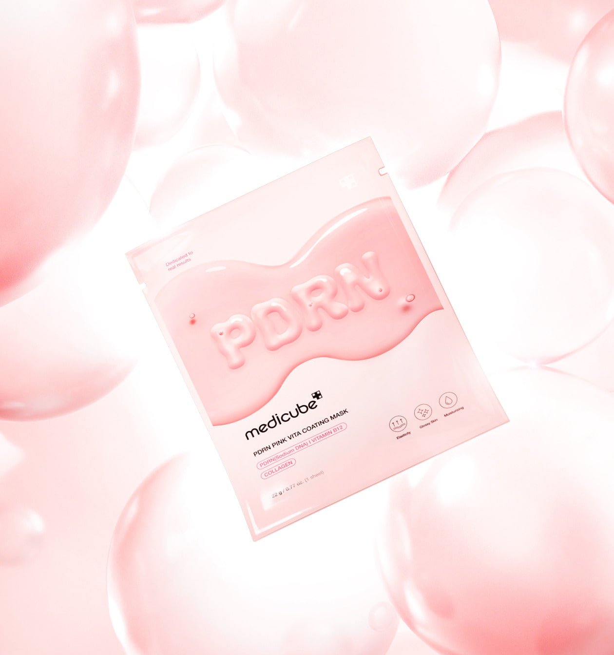 MEDICUBE - PDRN PINK VITA COATING MASK 1EA - MeStore - MEDICUBE