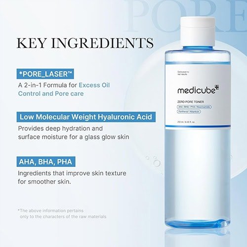 MEDICUBE - ZERO PORE TONER 250ML - MeStore - MEDICUBE