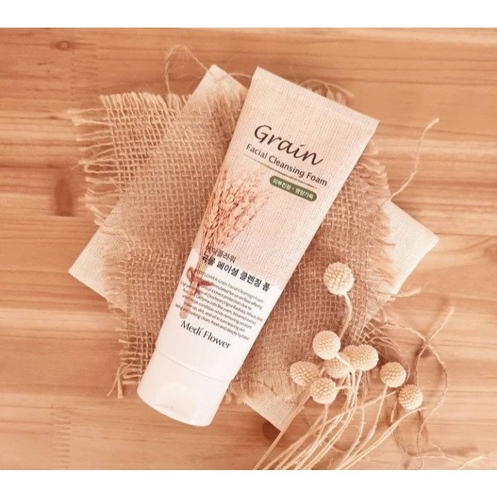 MediFlower Grain Facial Cleansing Foam 150g - MeStore - Medi Flower