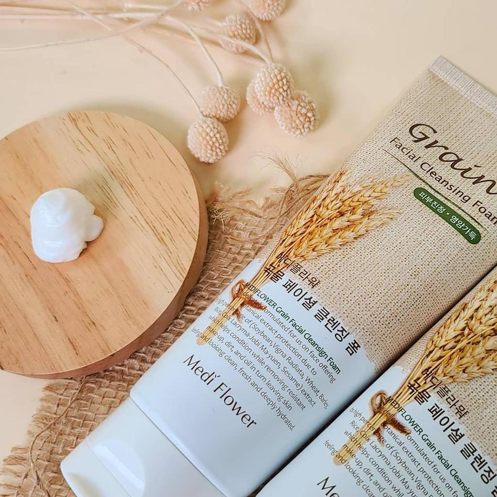 MediFlower Grain Facial Cleansing Foam 150g - MeStore - Medi Flower