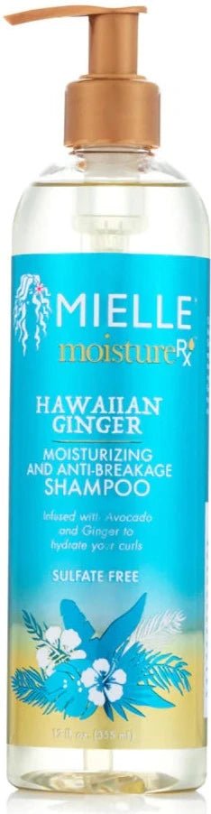 MIELLE ORGANICS - MOISTURE RX HAWAIIAN GINGER MOISTURIZING & ANTI - BREAKAGE SHAMPOO - 12 OZ - MeStore - Mielle Organics