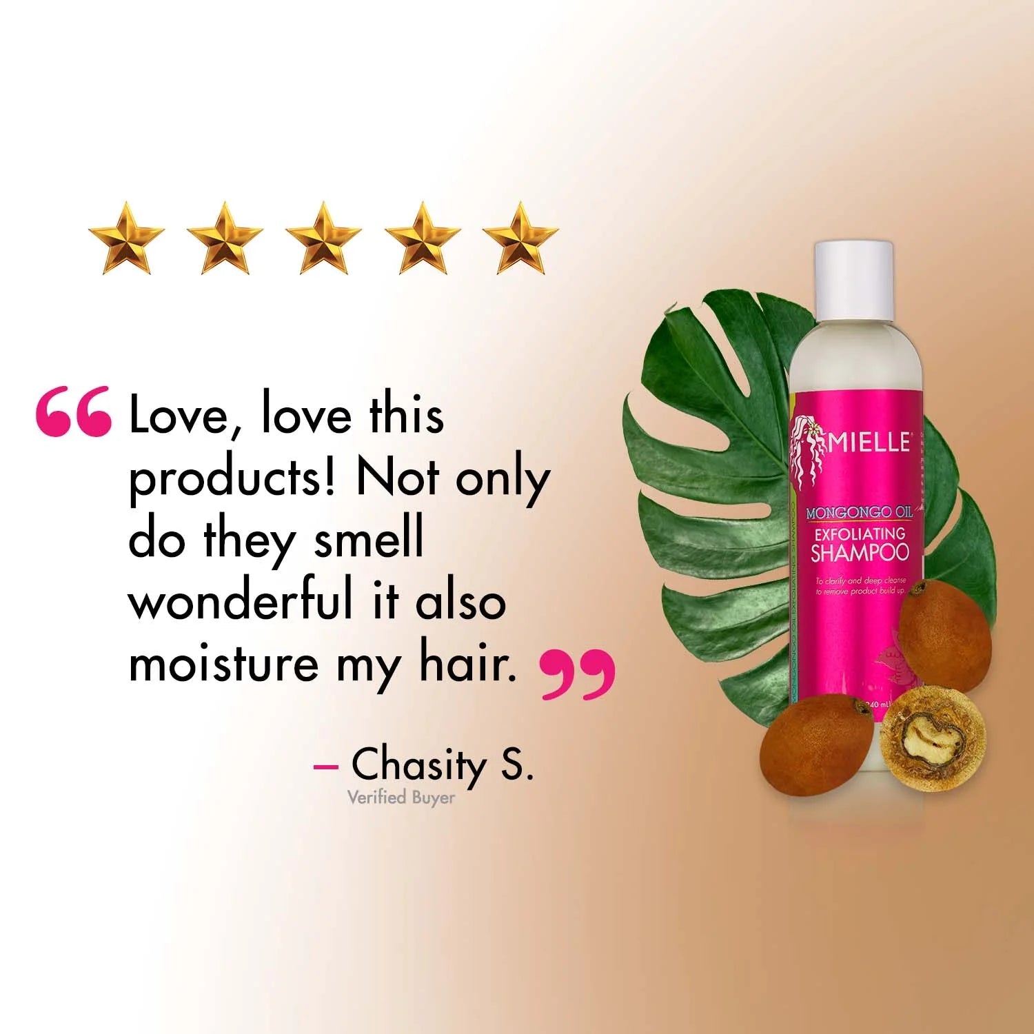 MIELLE ORGANICS - MONGONGO OIL EXFOLIATING SHAMPOO - 8 OZ - MeStore - Mielle Organics