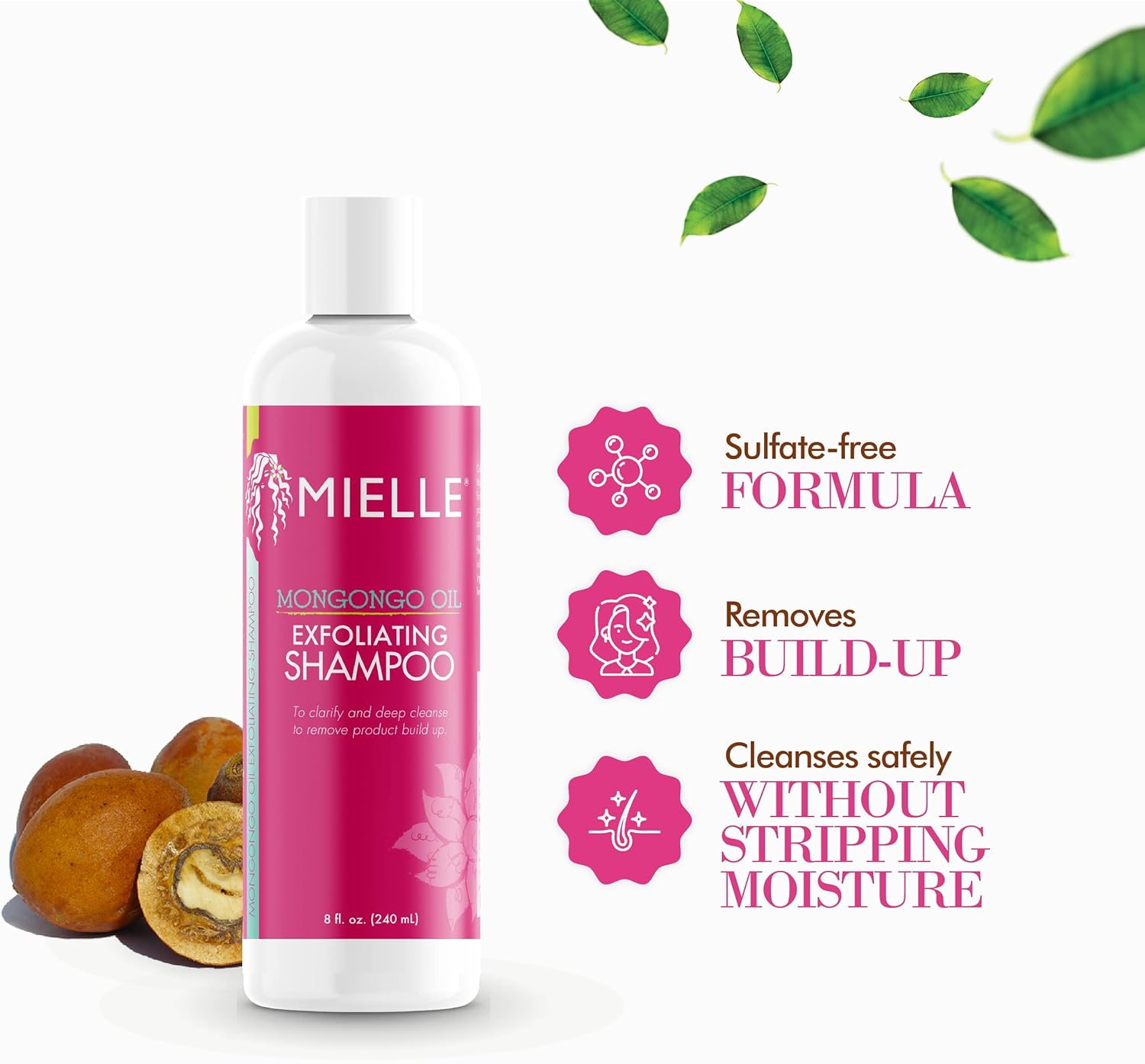 MIELLE ORGANICS - MONGONGO OIL EXFOLIATING SHAMPOO - 8 OZ - MeStore - Mielle Organics