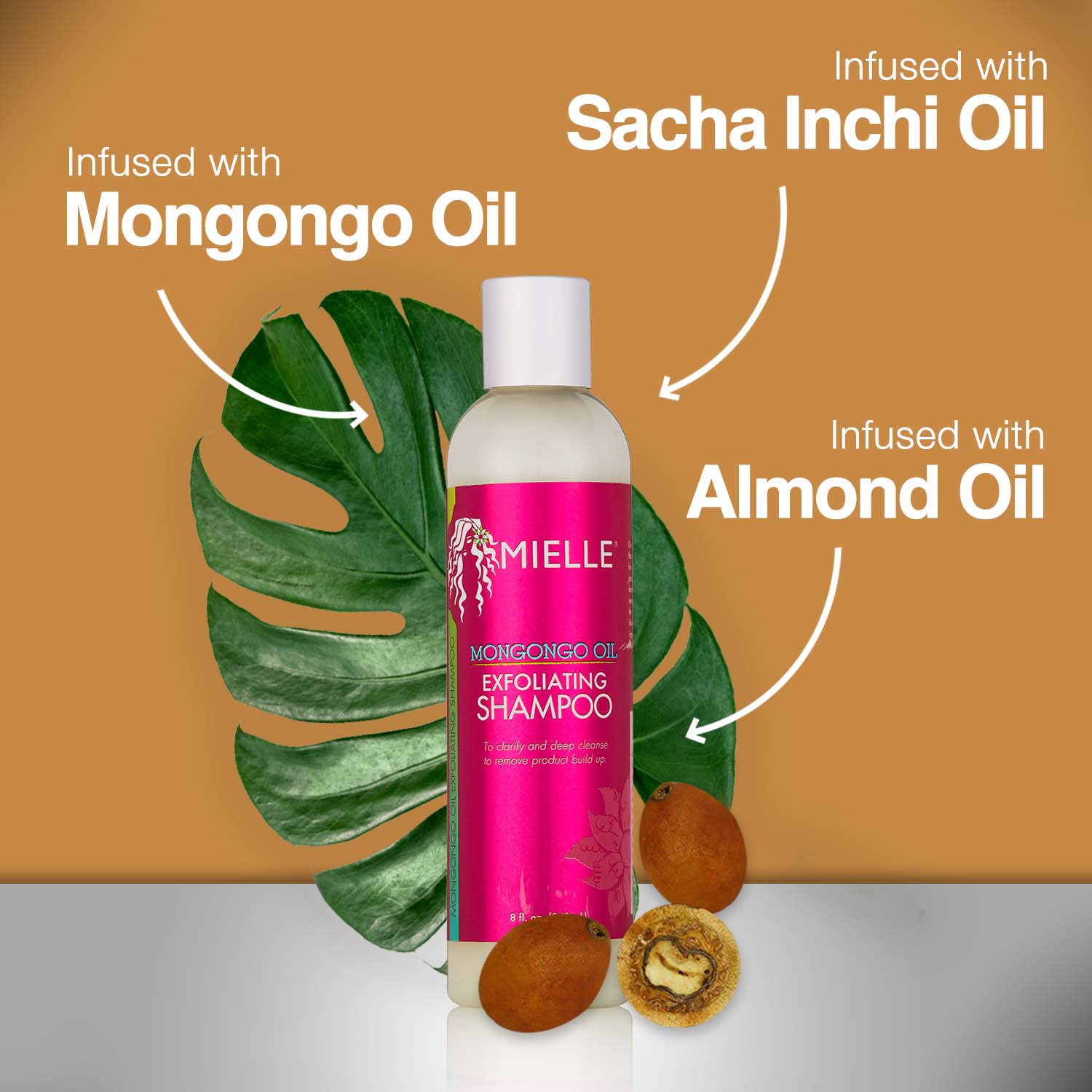 MIELLE ORGANICS - MONGONGO OIL EXFOLIATING SHAMPOO - 8 OZ - MeStore - Mielle Organics