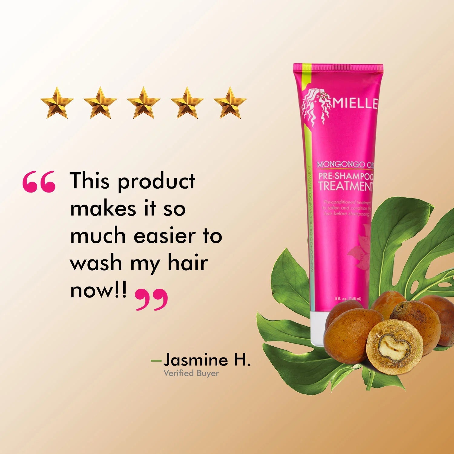 MIELLE ORGANICS - MONGONGO OIL PRE - SHAMPOO TREATMENT - 5 OZ - MeStore - Mielle Organics