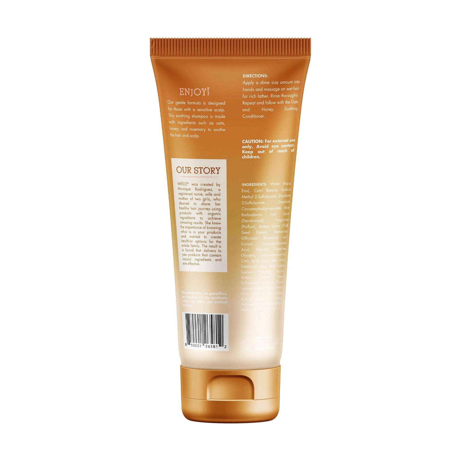 MIELLE ORGANICS - OATS & HONEY SOOTHING SHAMPOO - 8 OZ - MeStore - Mielle Organics