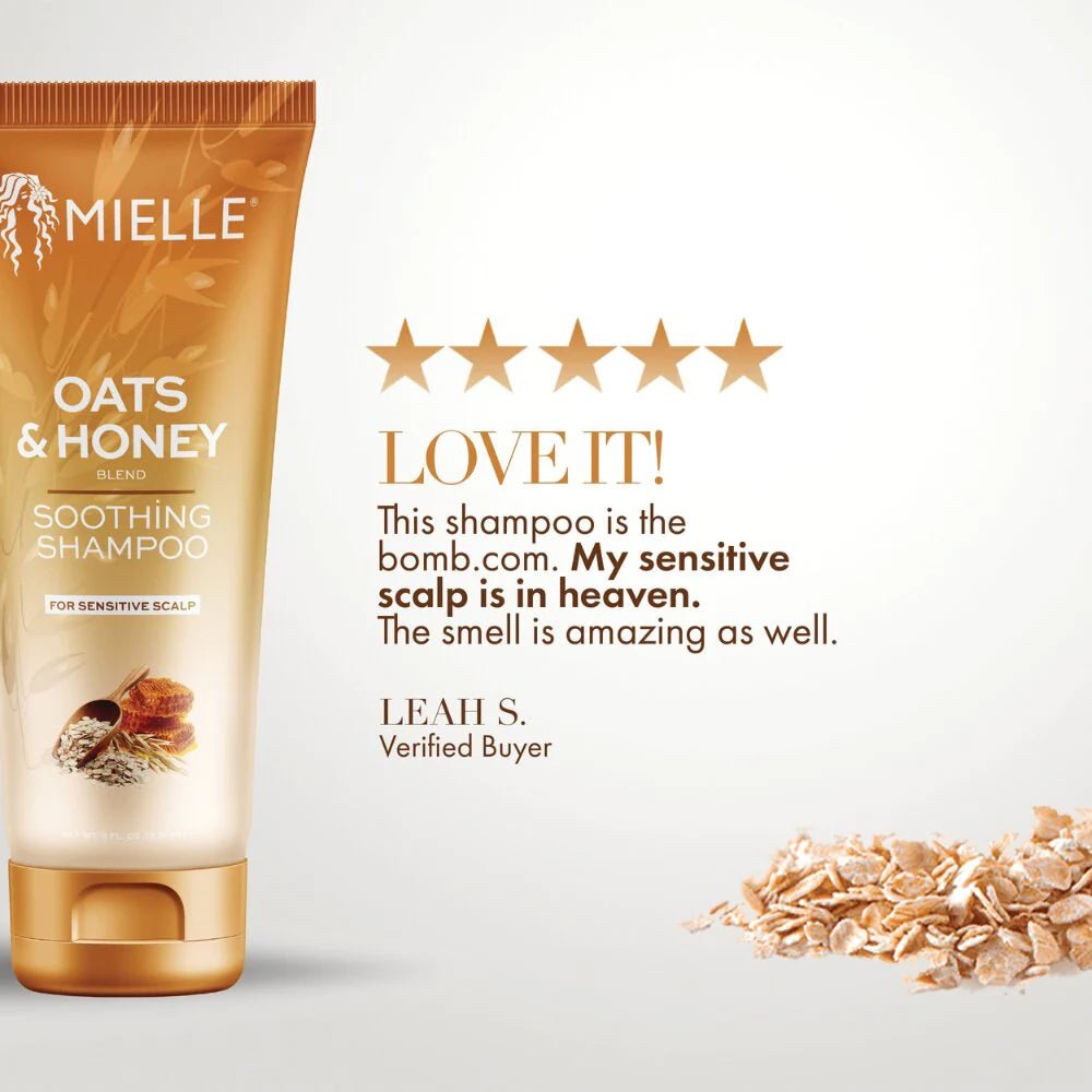 MIELLE ORGANICS - OATS & HONEY SOOTHING SHAMPOO - 8 OZ - MeStore - Mielle Organics