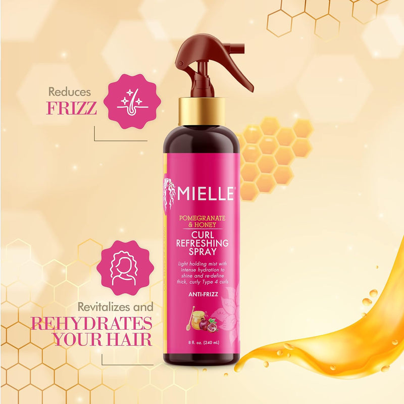 MIELLE ORGANICS - POMEGRANATE & HONEY REFRESHER SPRAY - 8 OZ - MeStore - Mielle Organics