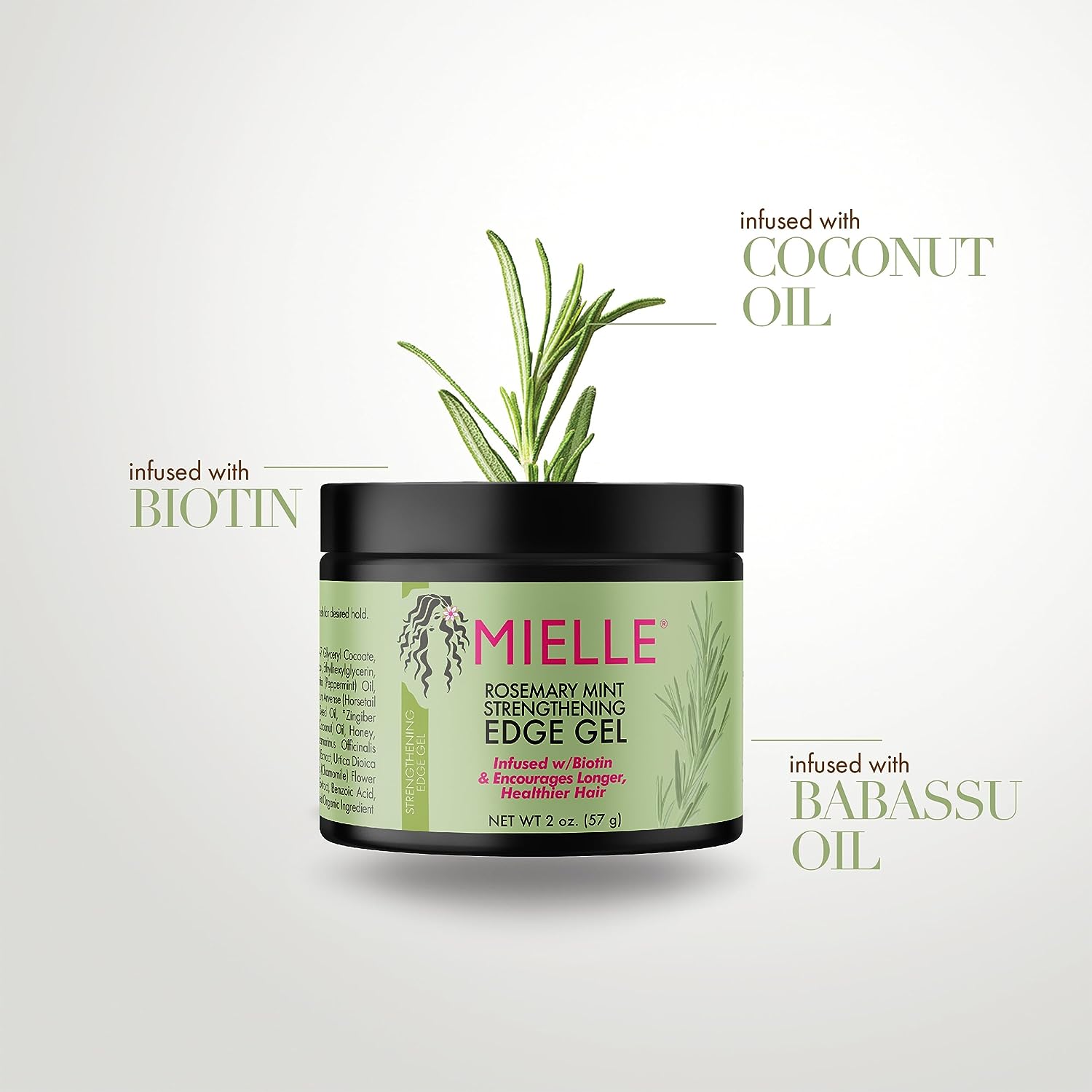 MIELLE ORGANICS - ROSE MINT EDGE GEL - 2 OZ - MeStore - Mielle Organics