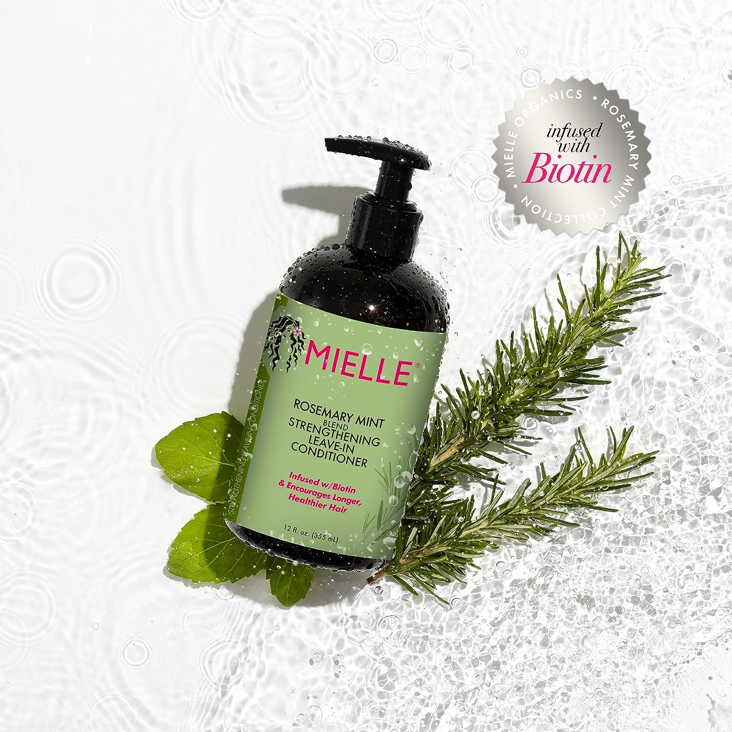MIELLE ORGANICS - Rosemary Mint Leave - In Conditioner 12oz - MeStore - Mielle Organics