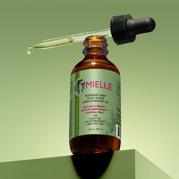 MIELLE ORGANICS - ROSEMARY MINT SCALP & HAIR STRENGTING OIL 2 OZ - 2 OZ - MeStore - Mielle Organics