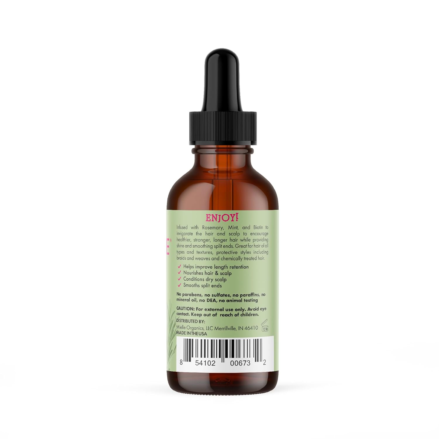 MIELLE ORGANICS - ROSEMARY MINT SCALP & HAIR STRENGTING OIL 2 OZ - 2 OZ - MeStore - Mielle Organics