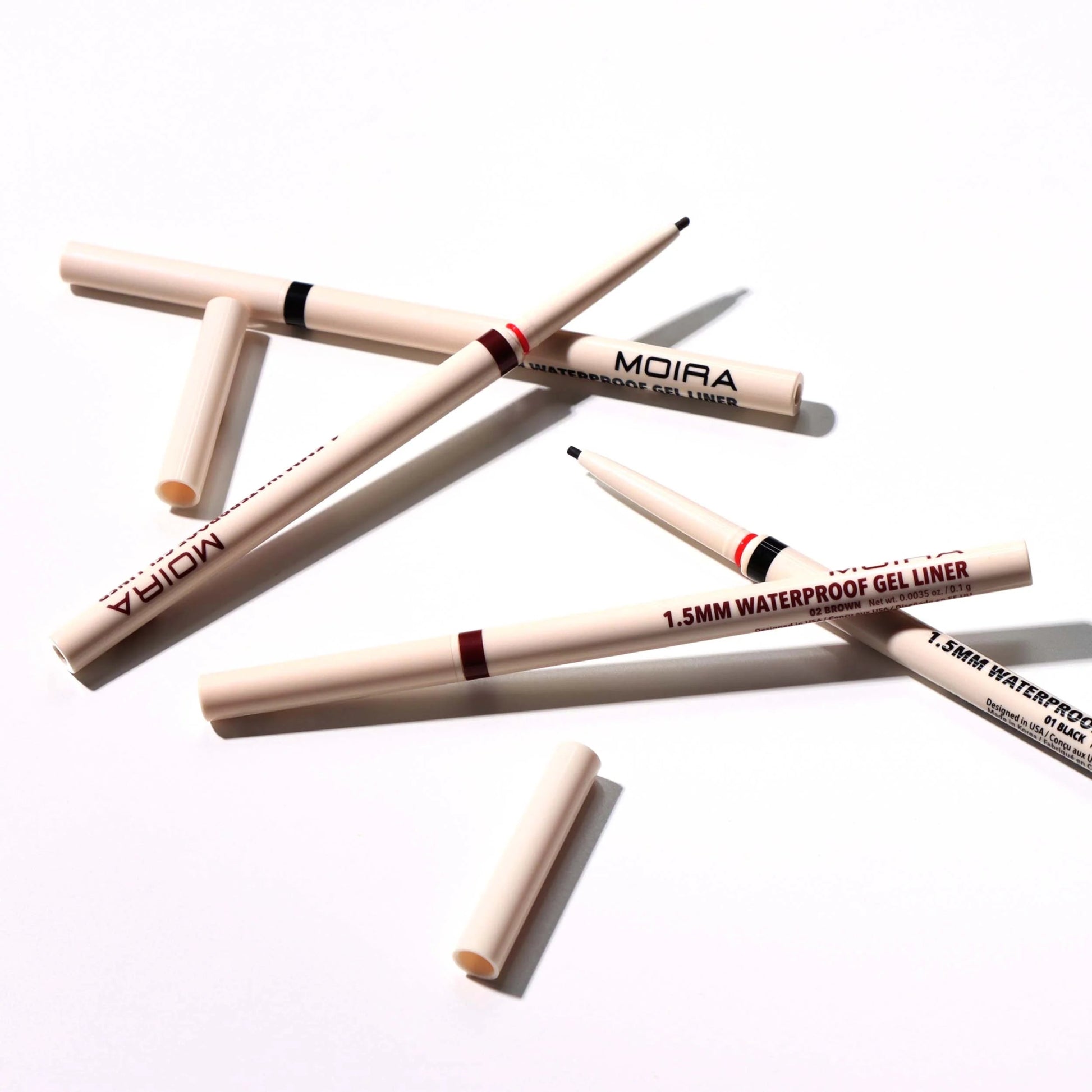 Moira - 1.5MM Waterproof Gel Liner (001, Black) - MeStore - Moira Beauty