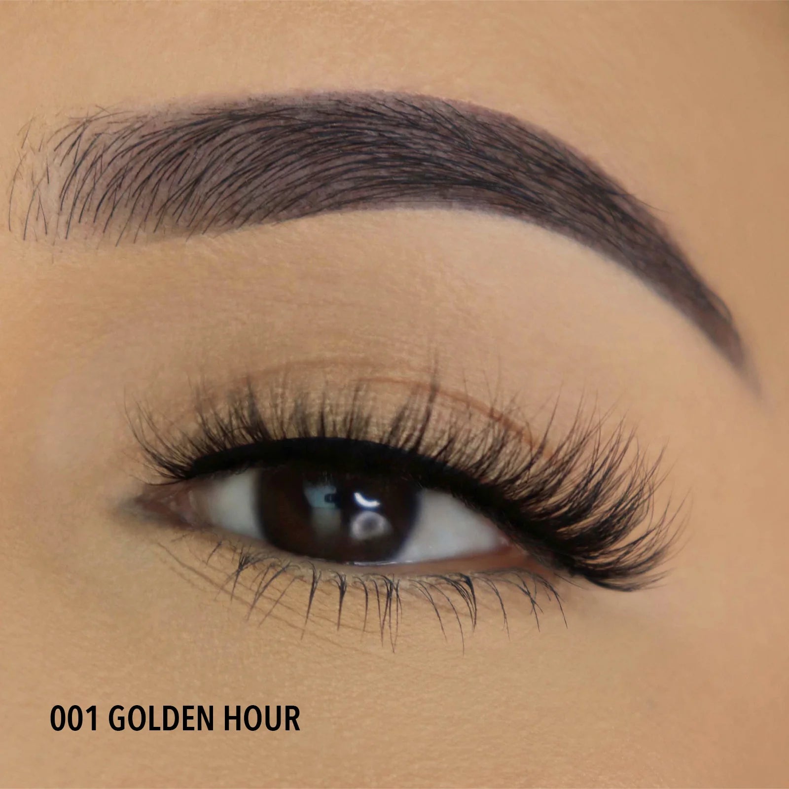 Moira 3D Effect Bionic Vegan Faux Mink Lashes (001, Golden Hour) - MeStore - Moira Beauty