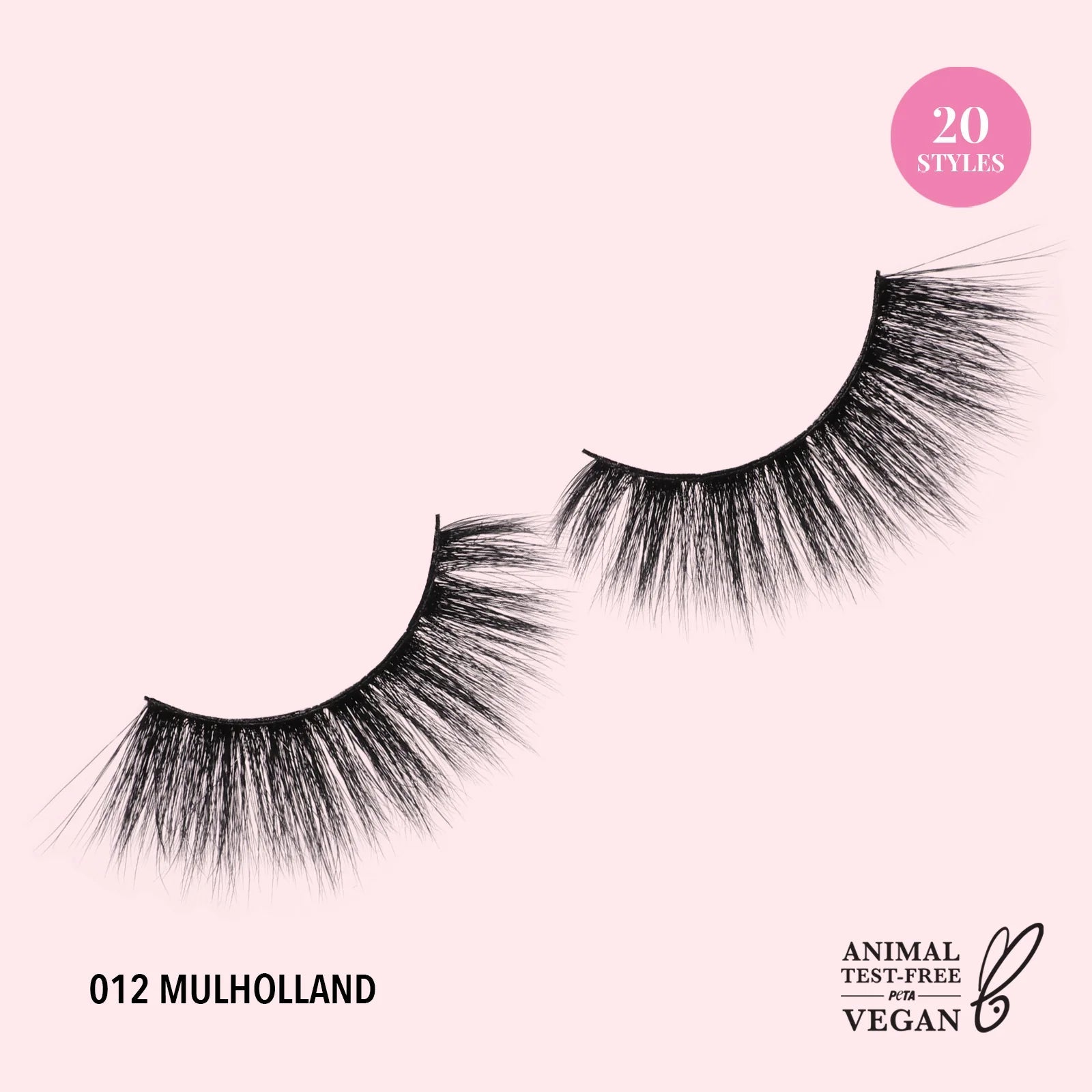 Moira 3D Effect Bionic Vegan Faux Mink Lashes (012, Mulholland) - MeStore - Moira Beauty