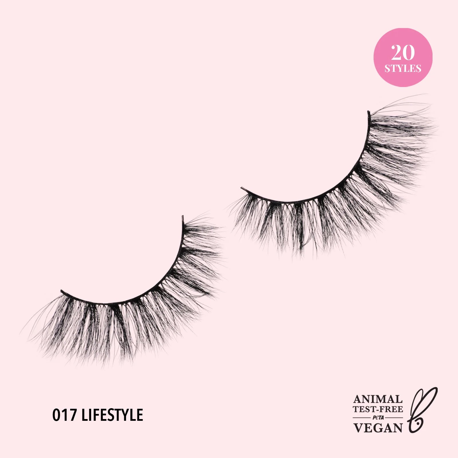 Moira 3D Effect Bionic Vegan Faux Mink Lashes (017, Lifestyle) - MeStore - Moira Beauty