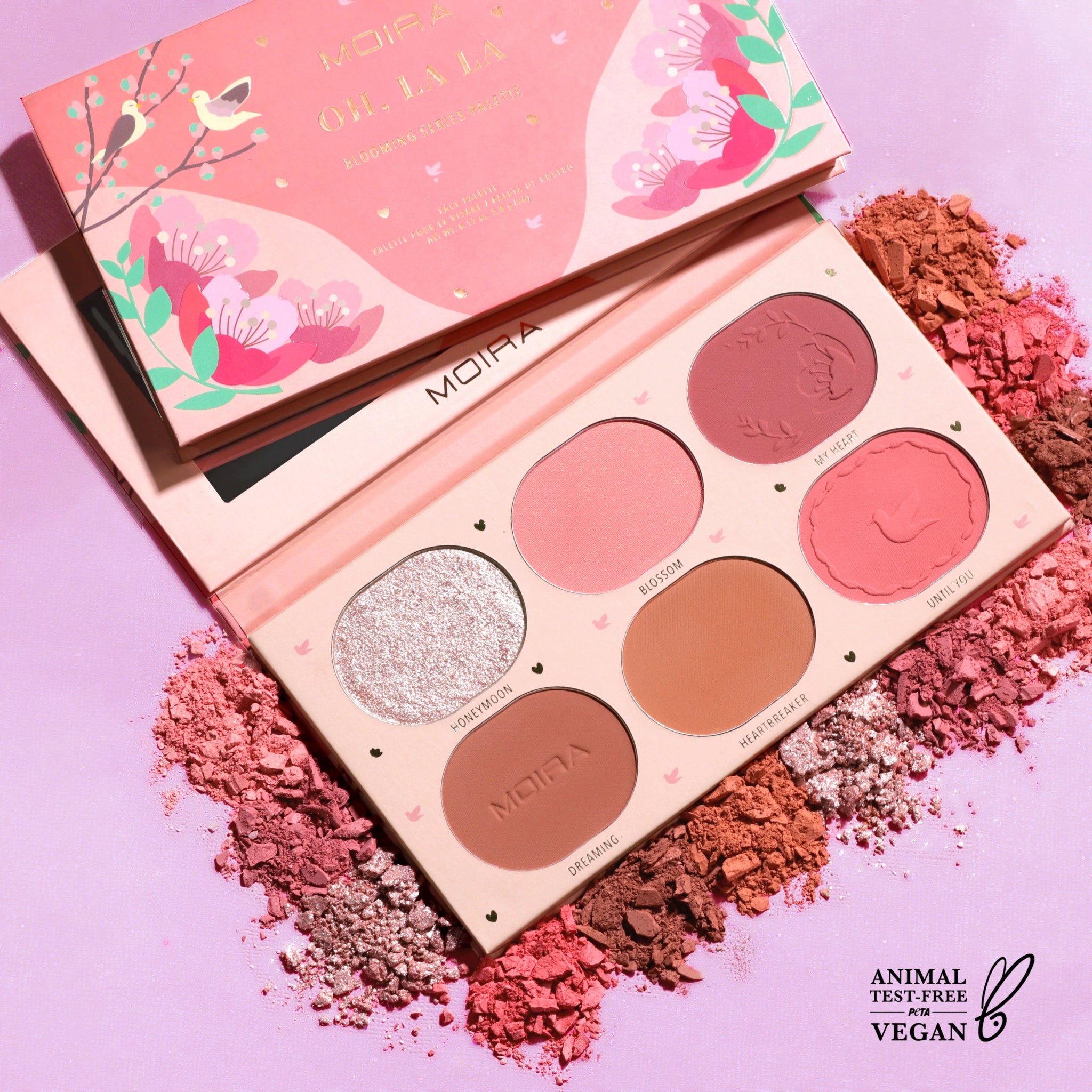 Moira Bpp004 - oh, La La Pressed Pigment Palette - MeStore - Moira Beauty