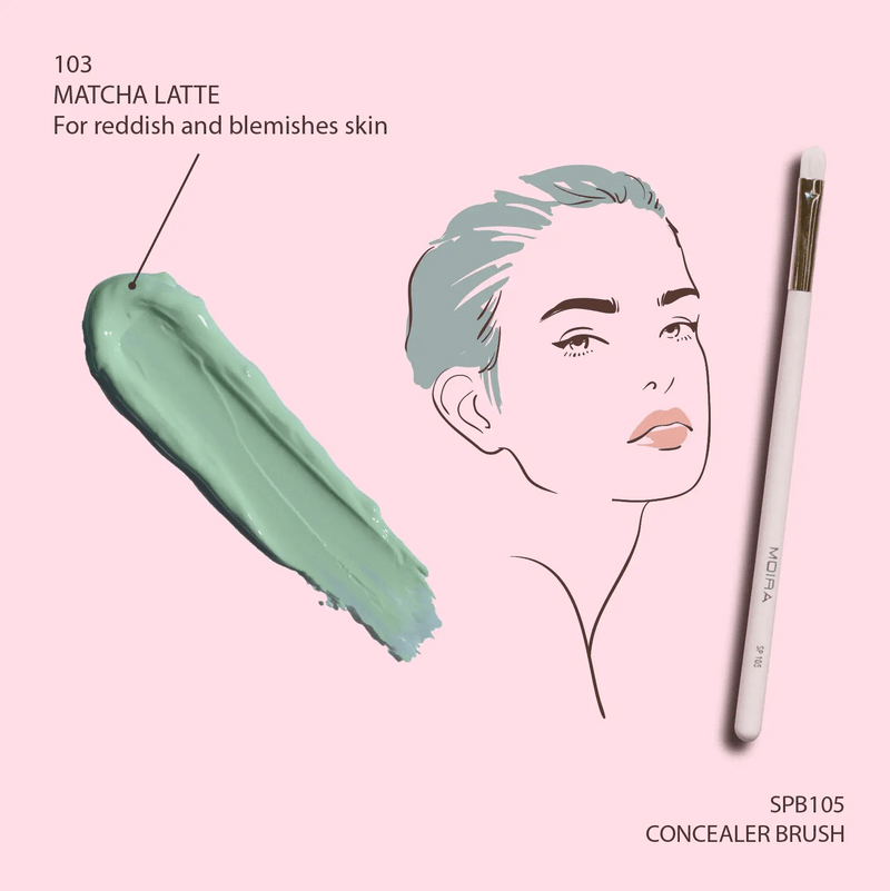 Moira - Lavish Color Correcting Concealer (103, MATCHA LATTE) - MeStore - Moira Beauty