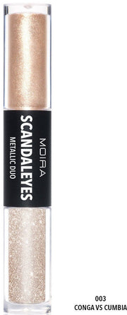 Moira Smd003 - scandaleyes Metallic Duo 003, Conga Vs Cumbia - MeStore - Moira Beauty