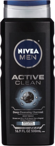 Nivea Body Wash Deep Active Clean Body Wash - 16.9 Fl. Oz - MeStore - Nivea