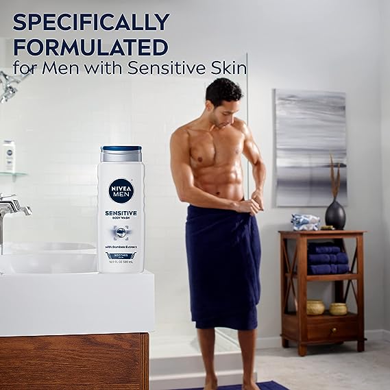 Nivea Body Wash Sensitive Body Wash - 16.9 Fl. Oz - MeStore - Nivea