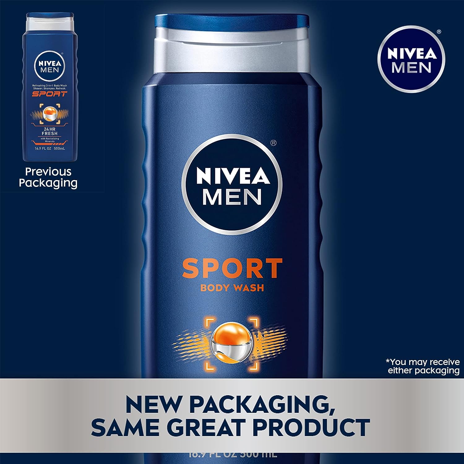 Nivea Body Wash Sport Body Wash - 16.9 Fl. Oz - MeStore - Nivea