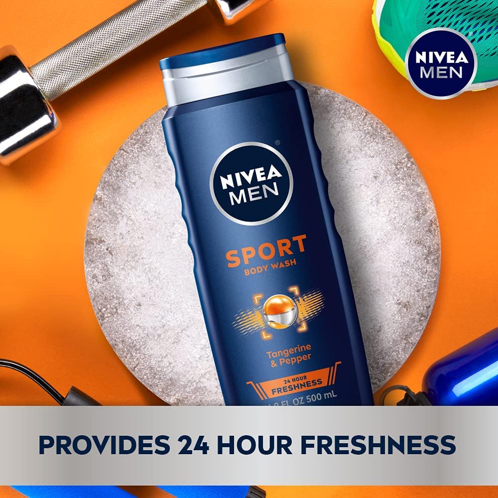 Nivea Body Wash Sport Body Wash - 16.9 Fl. Oz - MeStore - Nivea