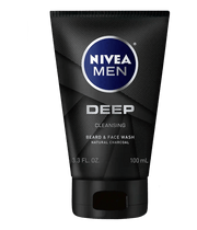 Nivea Face Care Deep Face And Beard Wash - 3.3 Oz. - MeStore - Nivea