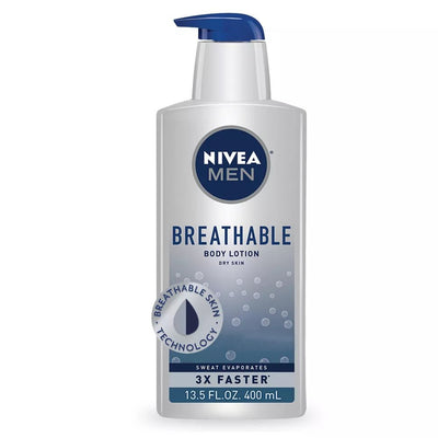 Nivea Men's Body Lotion Breathable Body Lotion - 13.5 Oz - MeStore - Nivea