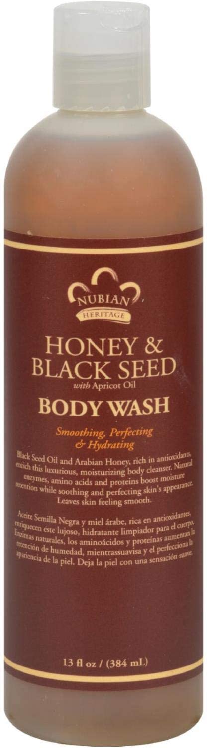Nubian Body Wash Honey & Blackseed 13 Fz - MeStore - NUBIAN HERITAGE