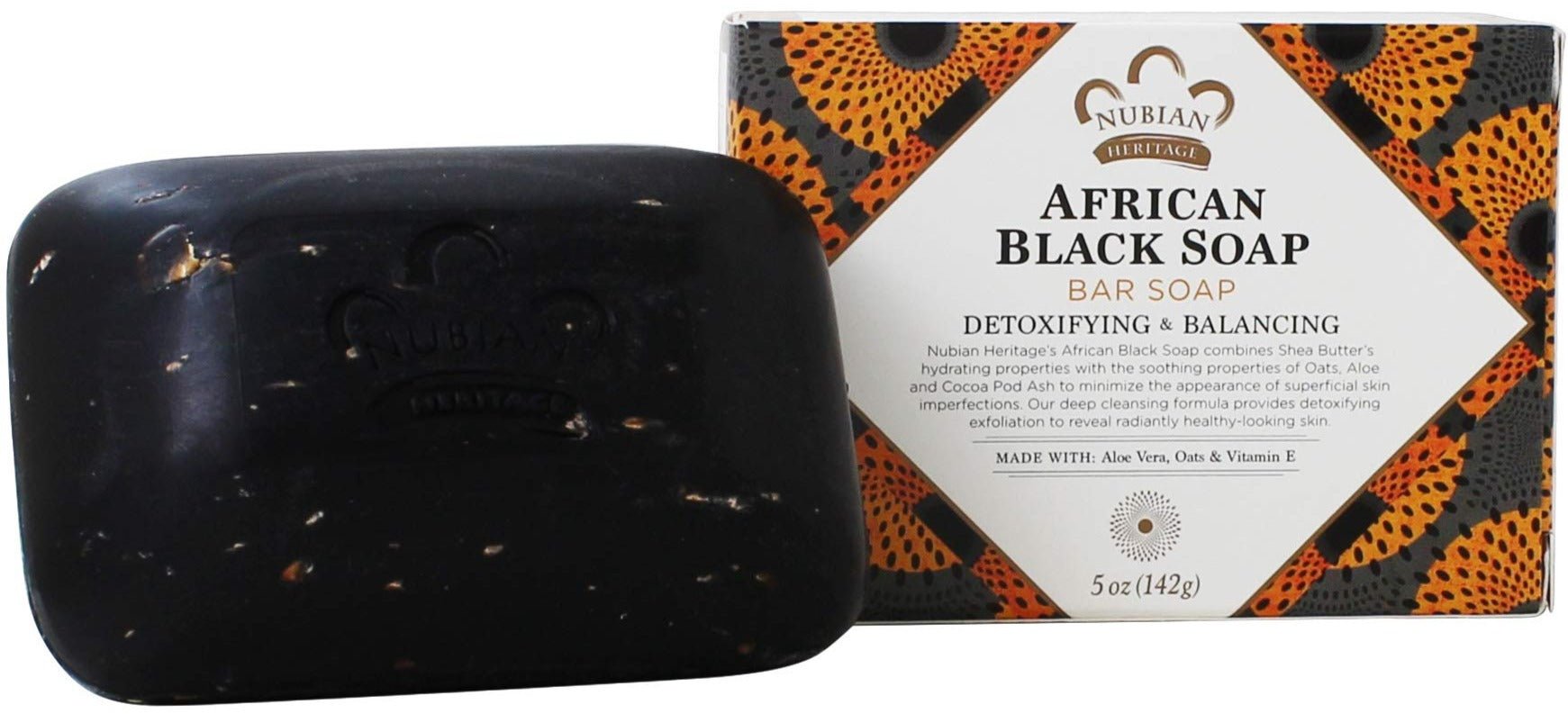 Nubian Heritage African Black Bar Soap - MeStore - NUBIAN HERITAGE