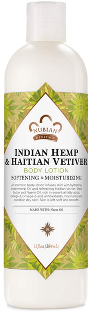 Nubian Lotion Indian Hemp & Hatian - 13 Fz - MeStore - NUBIAN HERITAGE